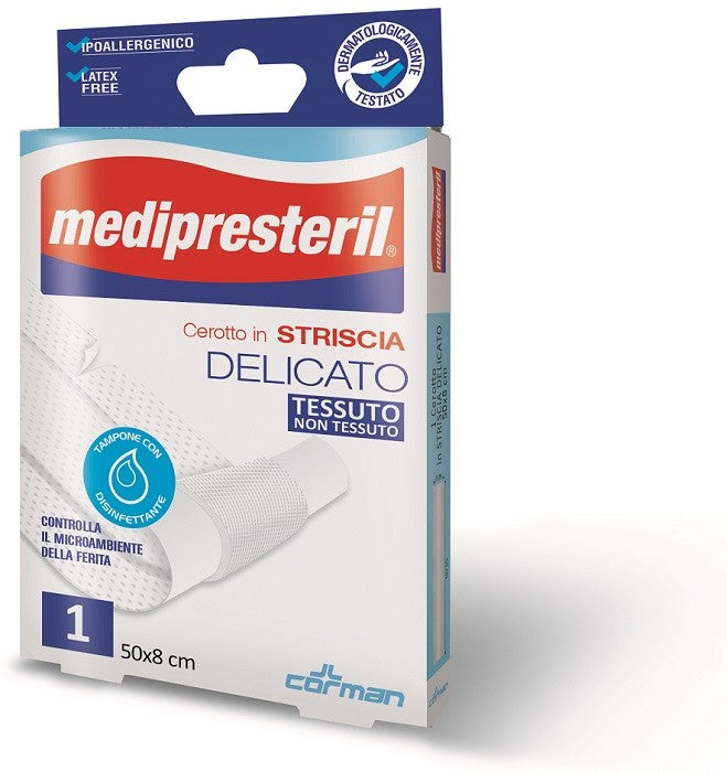 Corman Medipresteril Cerotto Estensibile 1 Striscia 50 X 8 Cm