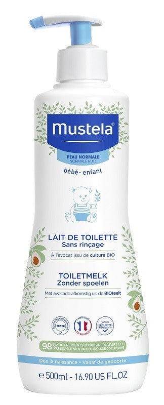 Mustela Pelle Normale Latte Di Toilette detergente 500 Ml