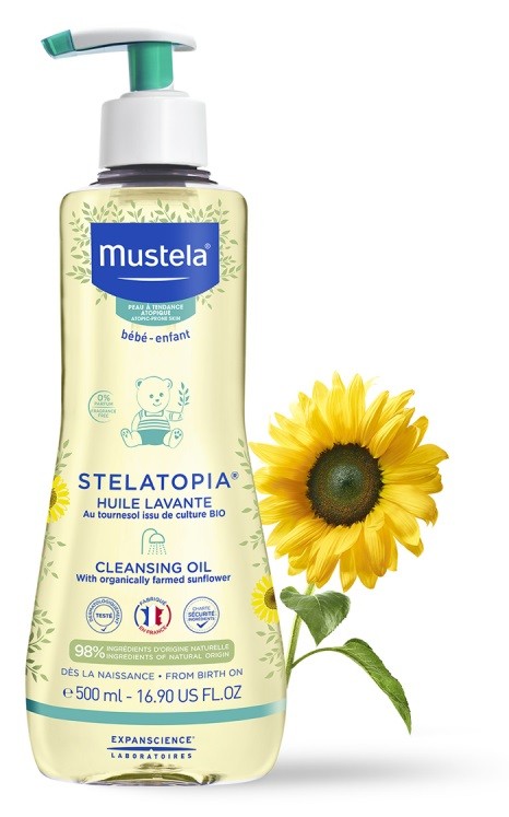 Mustela Stelatopia Olio Bagno per pelle atopica 500 Ml