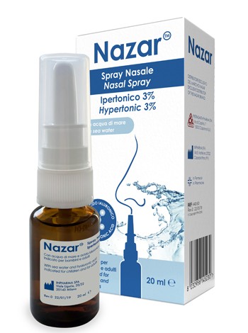 Pietrasanta Pharma Nazar Spray Nasale Ipertonico 3% 20 Ml