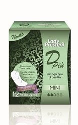 Corman Lady Presteril Dpiu' Mini assorbenti 12 Pezzi