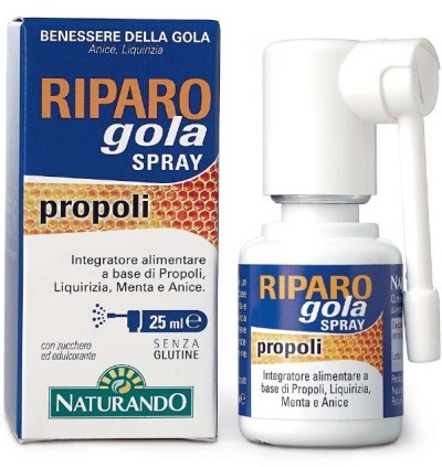 Naturando Riparo Gola Spray con propoli 25 Ml
