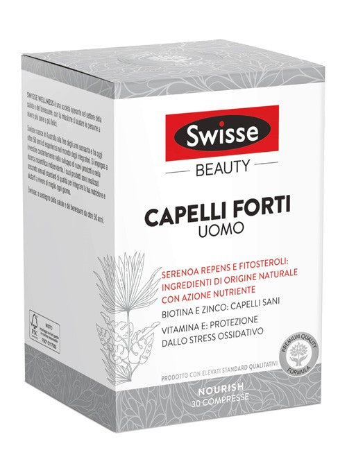 Swisse Capelli Forti Uomo integratore 30 Compresse