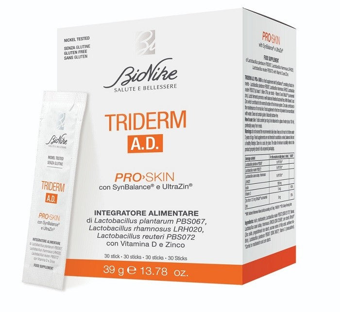Bionike Triderm Atopic Dermatitis Pro Skin integratore 30 Stick