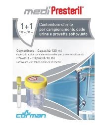 Corman Medipresteril Contenitore Urina + Provetta 1 pezzo