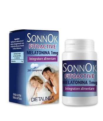 Gdp general Dietalinea Sonnok Fitoactive Melatonina 1mg 200 Compresse
