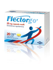 Ibsa farmaceutici Flectorgo 20 capsule di diclofenac 25mg