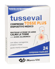 Marco Viti Farmaceutici Tusseval tosse plus 24 compresse