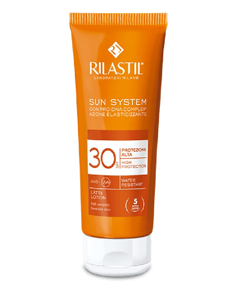 Rilastil sun latte vellutato protezione solare 30 spf 200 ml