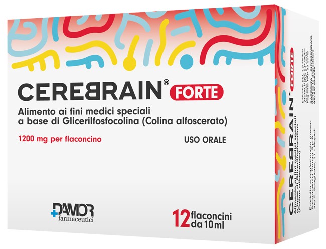 Damor Cerebrain forte 12 flaconcini di colina 10 ml