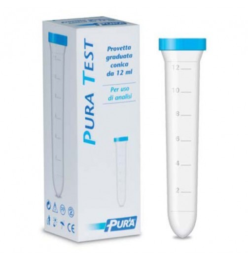 Sixtem Life Provetta Per Urine Pura Test Graduata Conica 12 Ml