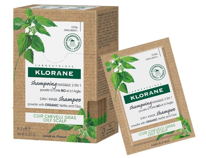 Klorane Shampoo Maschera 2 in 1 8 bustine  3 grammi