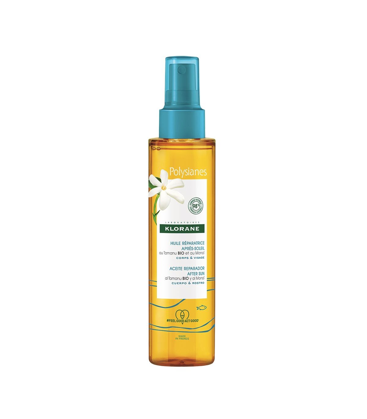 Klorane Olio Ristrutturante Doposole Viso E Corpo 150ml
