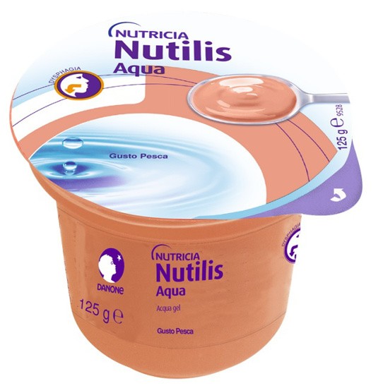 Nutricia Nutilis aqua gel pesca alimento per disfagici 12x125g