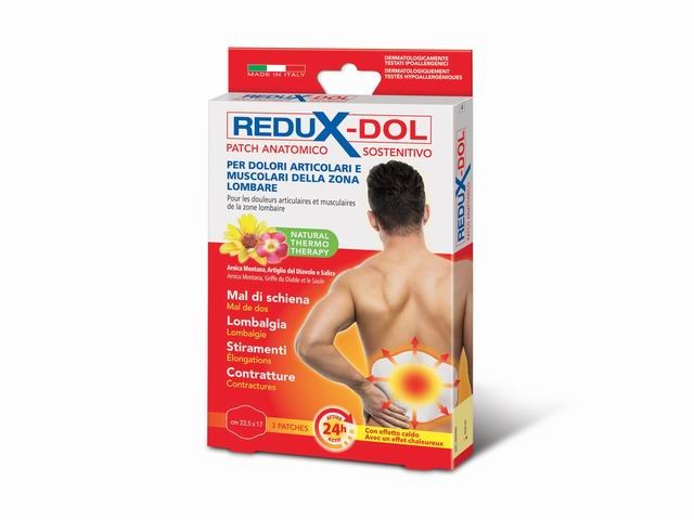 Redux Dol Patch Cerotti Dolori Lombari 3 pezzi