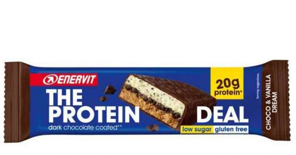 Enervit protein deal barretta cioccolato vaniglia 55 g