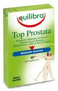 Equilibra Top Prostata integratore 40 Capsule