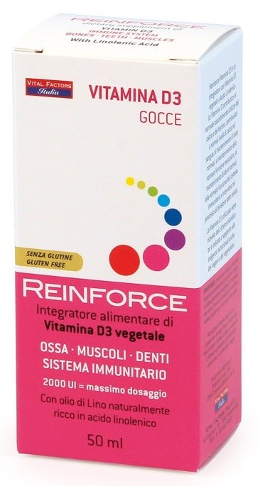 Vital Factors Italia Reinforce Vitamina D3 Gocce 50 Ml