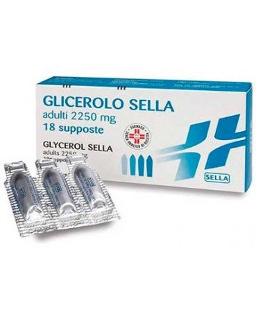 Sella Glicerolo*adulti 18 Supposte 2250mg