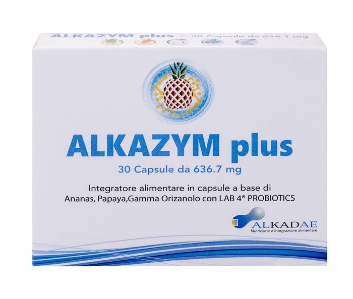 Alkadae Di Rebecchini L. Alkazym Plus integratore 30 Capsule