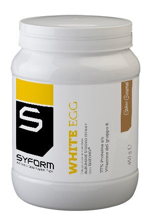 Syform White Egg Integratore In Polvere Creme Caramel 450 G