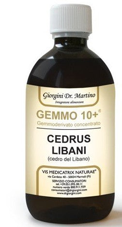 Dr Giorgini Gemmo 10+ Cedro Del Libano 500 Ml Liquido Analcolico