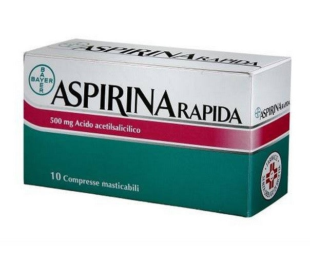 Aspirina*rapida 10 Compresse Masticabili 500mg