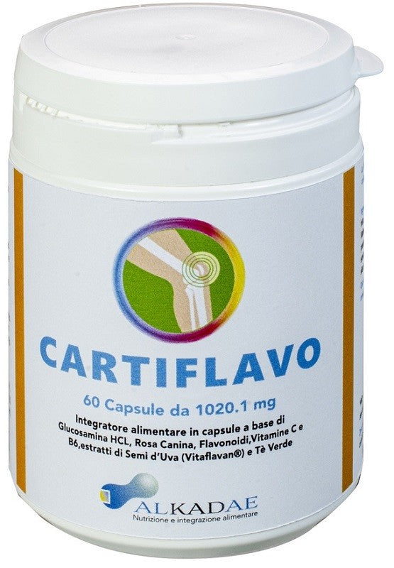 Alkadae Cartiflavo 60 Capsule integratore di glucosamina