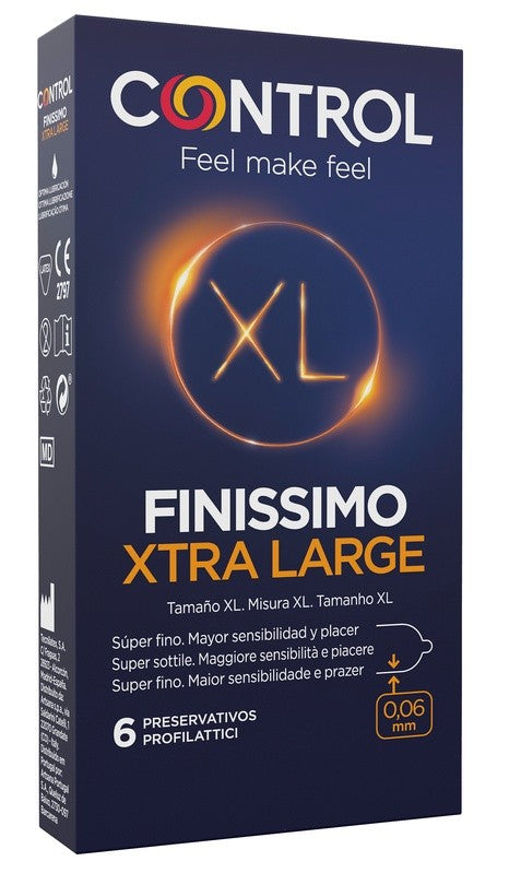 Artsana Control Finissimo Xtra Large preservativi 6 Pezzi