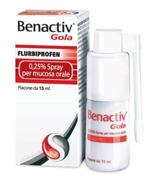 Benactiv Gola Spray 15ml 0,25%
