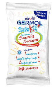 Idrofil Germol Kit Junior mascherina e igienizzante scuola sicura