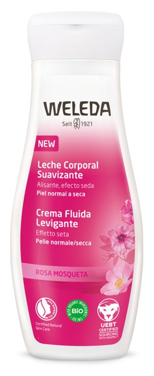 Weleda Italia Crema Fluida Levigante Rosa Mosqueta 200 Ml