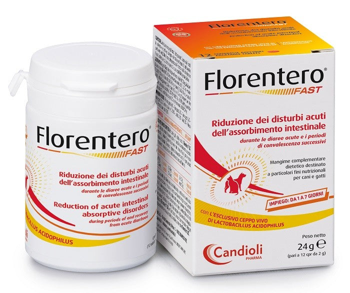 Candioli Florentero Fast Barattolo Da 12 Compresse Appetibili Da 2 G