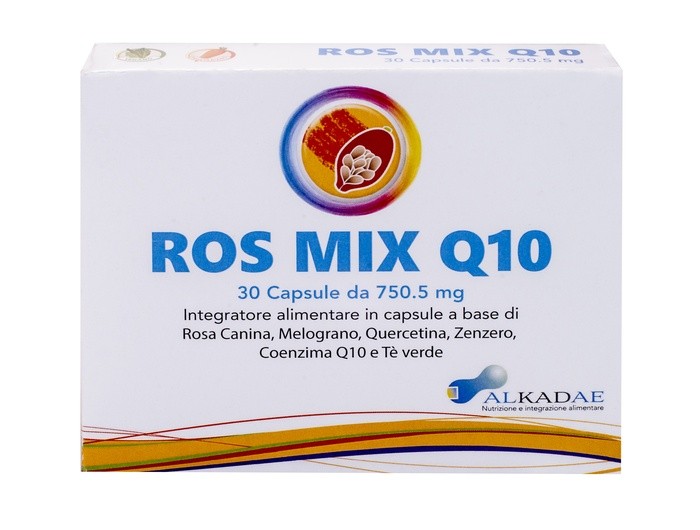 Alkadae Ros Mix Q10 30 Capsule integratore antiossidante