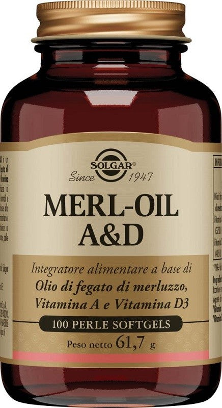 Solgar  Multinutrient Merl Oil A&d 100 Perle Softgel