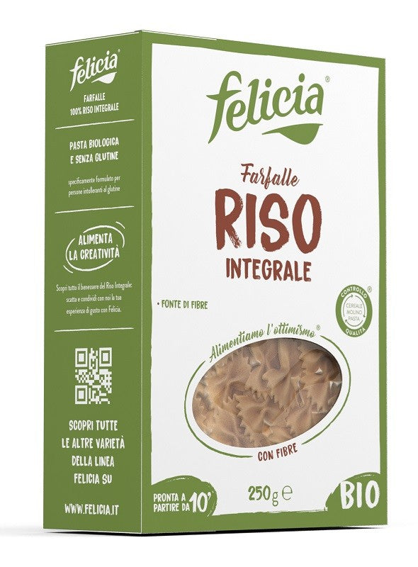 Andriani Felicia Farfalle Riso Integrale biologico 250 G