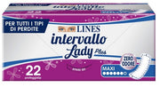 Fater Proteggislip Lines Intervallo Lady Plus Maxi 22 Pezzi