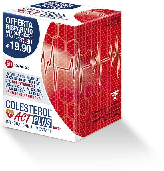 Colesterol act plus forte integratore 60 compresse