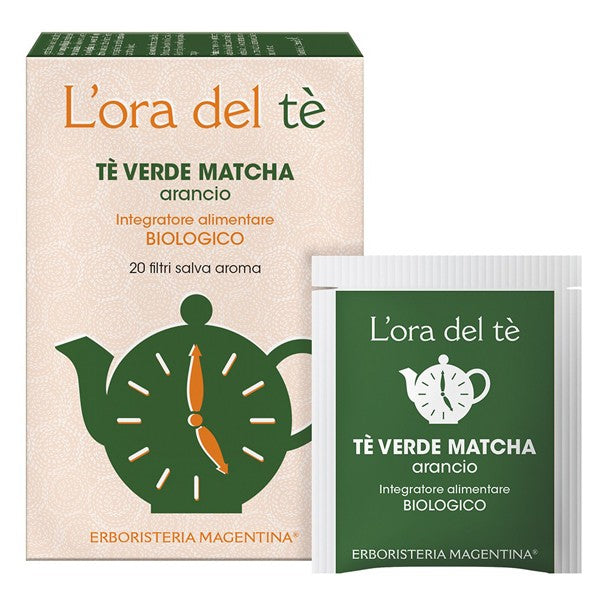 Erboristeria Magentina Te' Verde Matcha/arancio Bio 20 Filtri 30 G