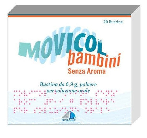 Movicol Bambini Senza Aroma 20 Bustine