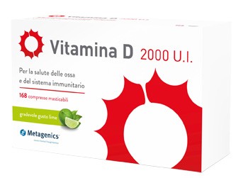 Metagenics Vitamina d 2000 ui 168 compresse masticabili