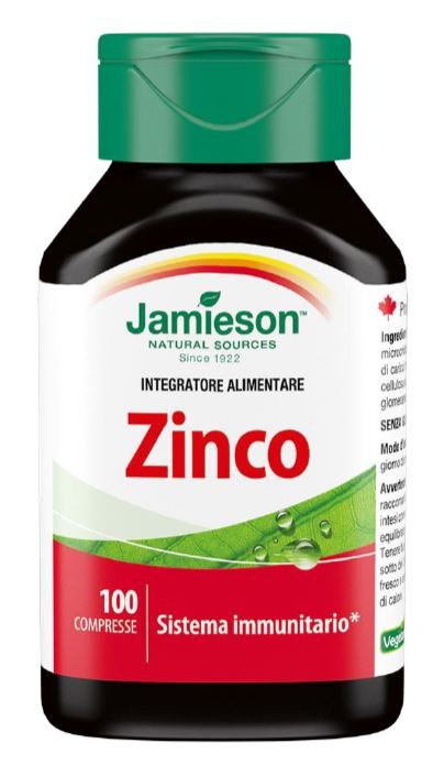 Biovita Jamieson Zinco integratore 100 Compresse