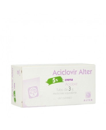 Aciclovir Alter*crema 3g 5%