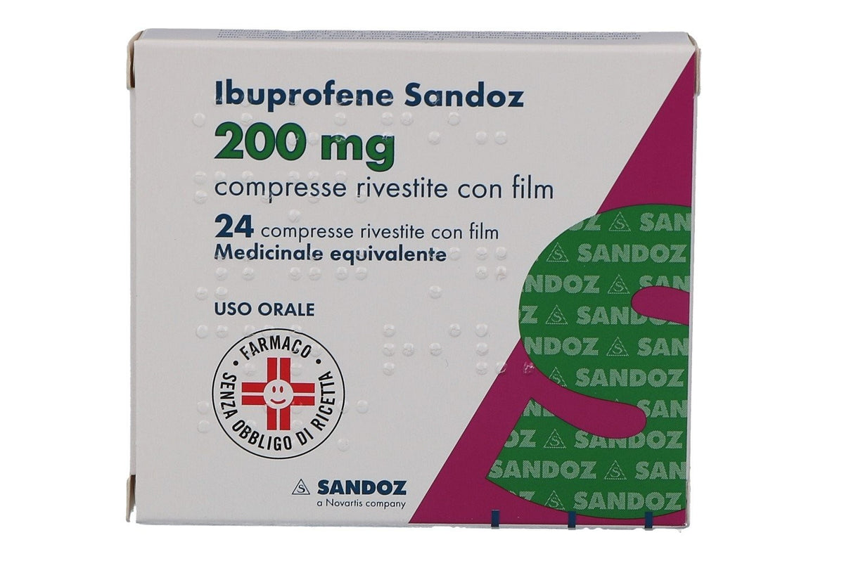 Ibuprofene Sandoz* 24 Compresse 200mg