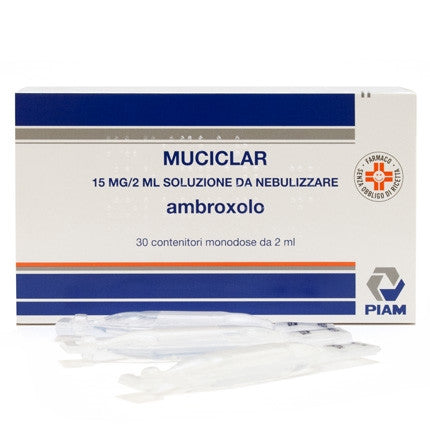 Muciclar*nebulizzatore 30 Fiale 15mg 2ml