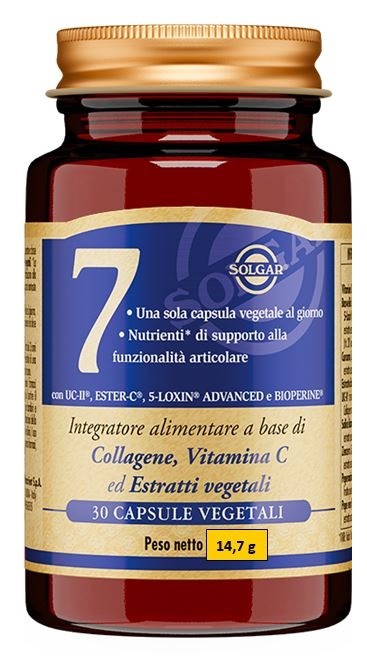 Solgar 7 Integratore 30 Capsule Vegetali