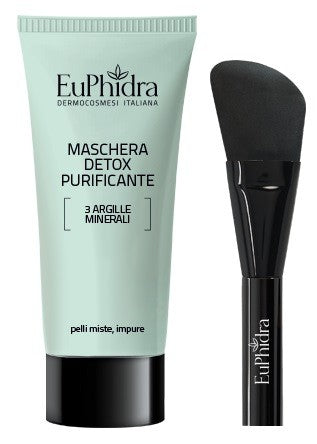 Euphidra Maschera Detox Purificante 75 ml Con Pennello