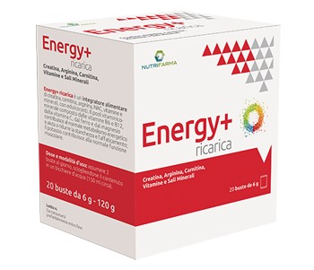 Aqua Viva Energy+ Ricarica integratore 20 Bustine