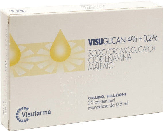 Visuglican*collirio 25 Dosi 4%+0,2%
