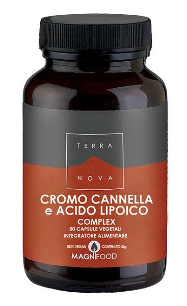 Forlive Terranova Cromo Cannella Acido Lipoico Integratore 50 capsule